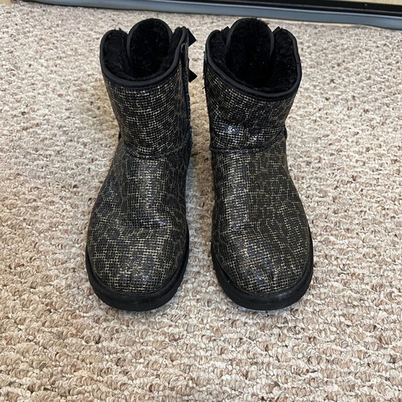 Womens ugg mini Bailey bow glitter - Picture 5 of 7